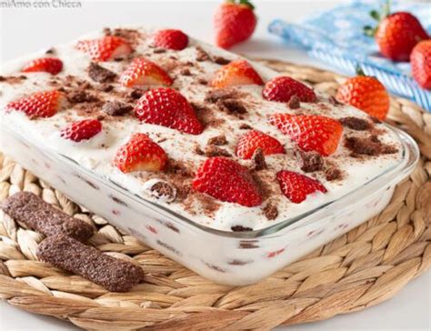 Cuciniamo Con Chicca Biscotti Strawberry Pudding Fruit Ethnic