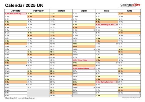 2025 Printable Calendar By Month Uk | Printable Calendar 2025