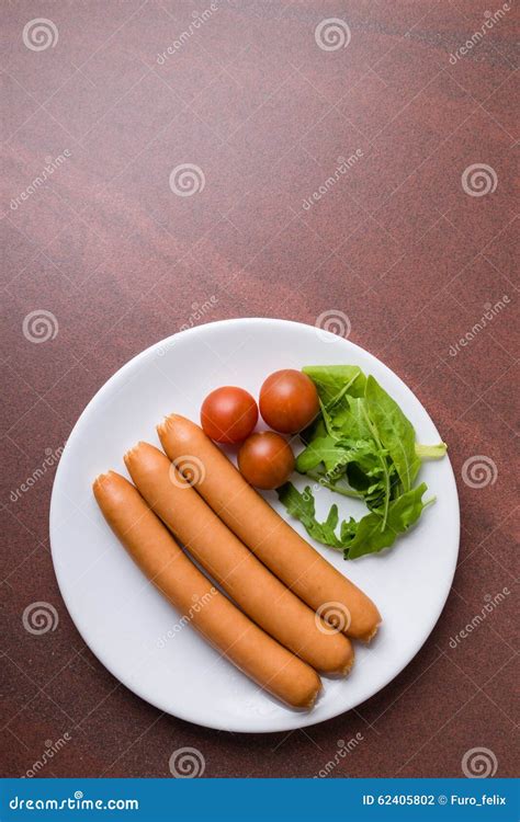 Frankfurter Sausages Stock Photo Image Of Cooked Sausage