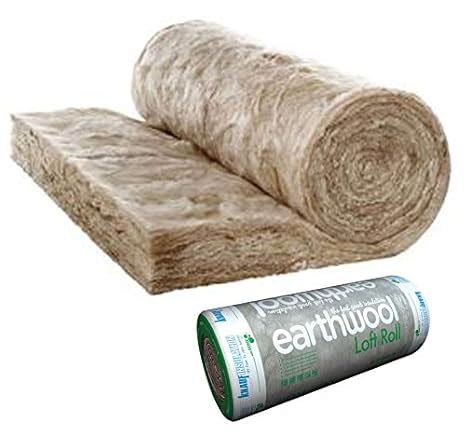 1 X Insulation Loft Roll Floor Roof Lagging Knauf Earthwool 44 170mm