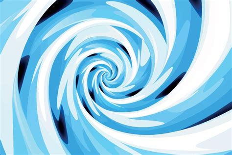 Abstract blue vortex swirl | Premium AI-generated vector