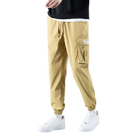 WEAIXIMIUNG Mens Cargo Pants Baggy Fit Male All Season Cargo Pants