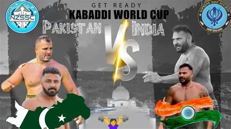 India Vs Pakistan Big Kabaddi Match Newzeland Kabaddi World Cup