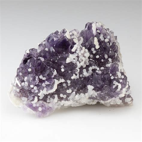 Quartz Var Amethyst With Calcite Minerals For Sale 8602394