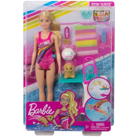 Brinquedo Playset Boneca Barbie Nadadora Swimmer Dreamhouse Adventures