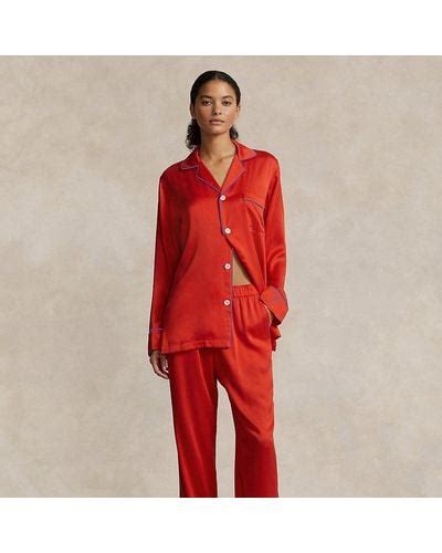 Red Ralph Lauren Nightwear And Sleepwear For Women Lyst