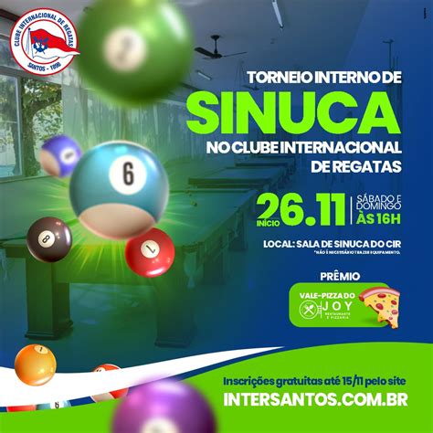 Clube Internacional De Regatas Promove Torneio Interno De Sinuca