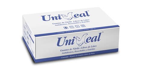 Guantes Uniseal Nitrilo Libre De Polvo Est Ril