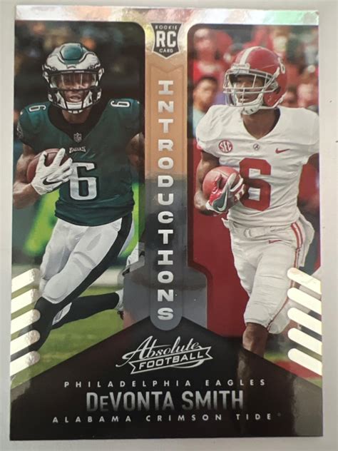 Devonta Smith Int Prices Rookie Panini Absolute