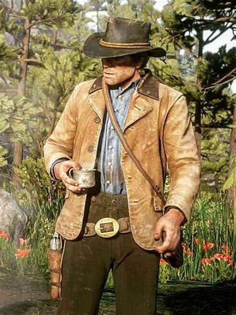 Arthur Morgan Video Game Red Dead Redemption Brown Jacket