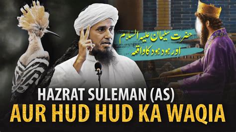 Hazrat Suleman As Aur Hud Hud Ka Waqia Mufti Tariq Masood Youtube