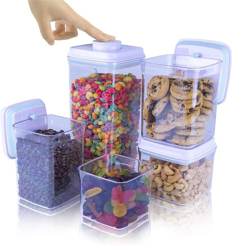 Ichewie Boptop Pc Set Airtight Food Storage Container Mechanical