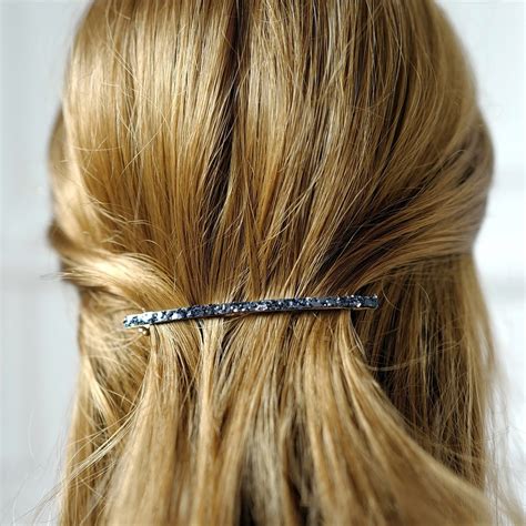 Barrette Cheveux Fine Paillette Glitter