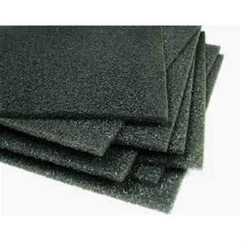 Black Reticulated PU Foam Filter For Filters Thickness 1 Inch At Rs