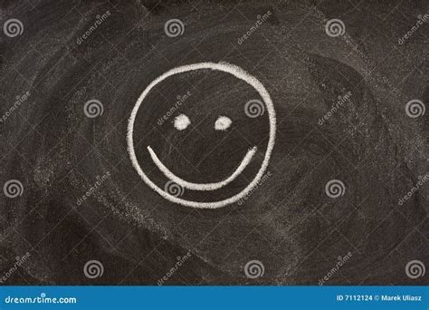 Smile sign on blackboard stock photo. Image of sign, chalk - 7112124