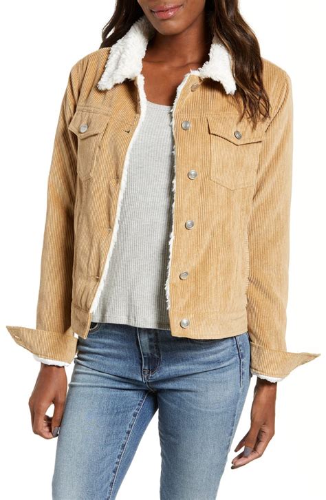 Thread And Supply Paddington Fleece Lined Corduroy Jacket Nordstrom