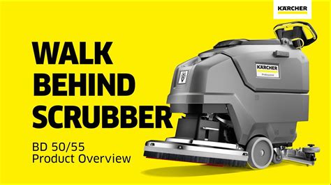 K Rcher Bd Walk Behind Scrubber Overview Youtube