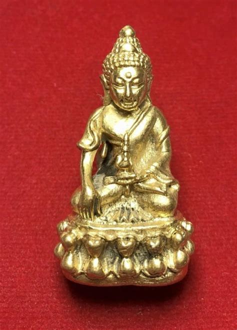 Lp Moon Phra Kring Wat Banjan Be Thai Amulet Come With Casing