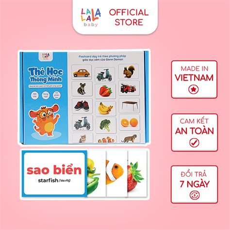 Mua Bộ thẻ học thông minh Flashcard cho bé chuẩn Glenn Doman giáo giục