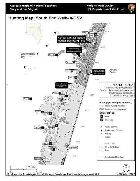 Hunting Zones Assateague Island National Seashore U S National Park Service