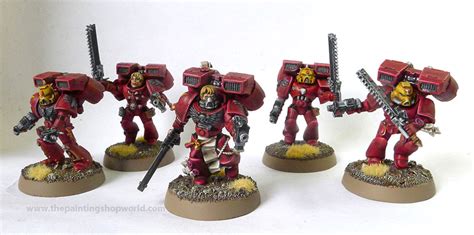 40k Blood Angels And Death Company Assault Squad The Painting Shop