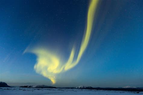 Aurora Borealis in Night Sky · Free Stock Photo