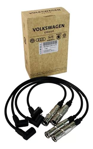 Juego Cables De Bujias Vw Gol Polo Lupo Saveiro Crossfox Meses