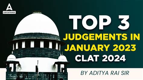 3 Most Important Judgments Of January 2023 Supreme Court Judgments Of