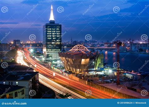 Aerial Shot Of The Cityscape Of Victoria Island In Lagos Nigeria