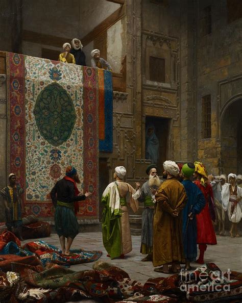 The Carpet Merchant Painting By Jean Leon Gerome Pixels