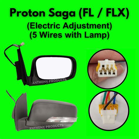 Proton Saga BLM FL FLX Door Side Mirror Manual Auto RH LH Lazada