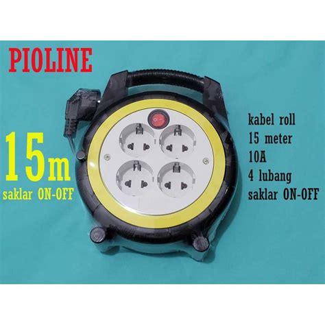 Jual Pioline Kabel Roll Meter Saklar On Off Box Kabel