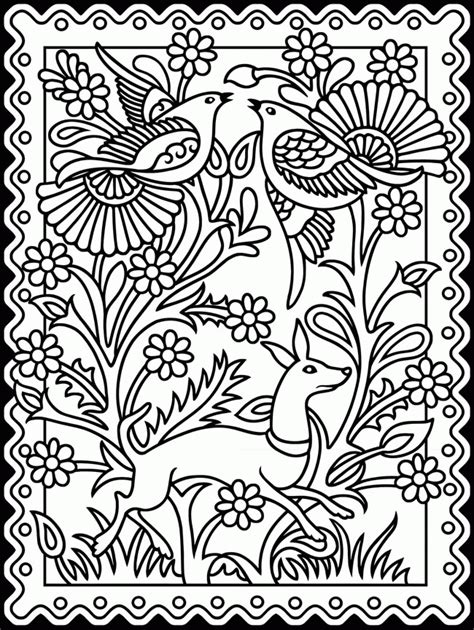 Polish Folk Art Coloring Pages