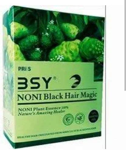 Bsy Noni Black Hair Magic Ml X Sachets At Rs Noni Hair