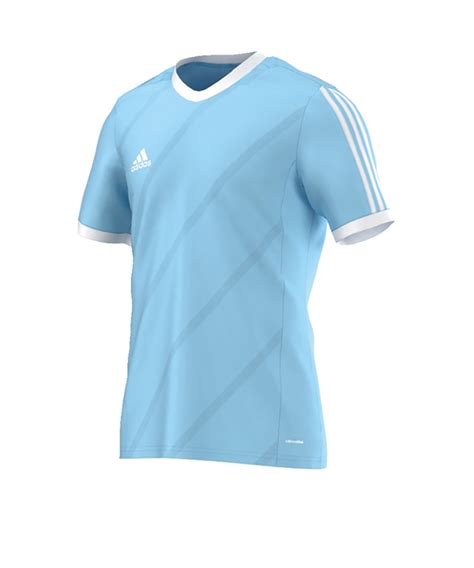 Adidas Tabela Trikot Kurzarm Hellblau Weiss Teamsport Trikots