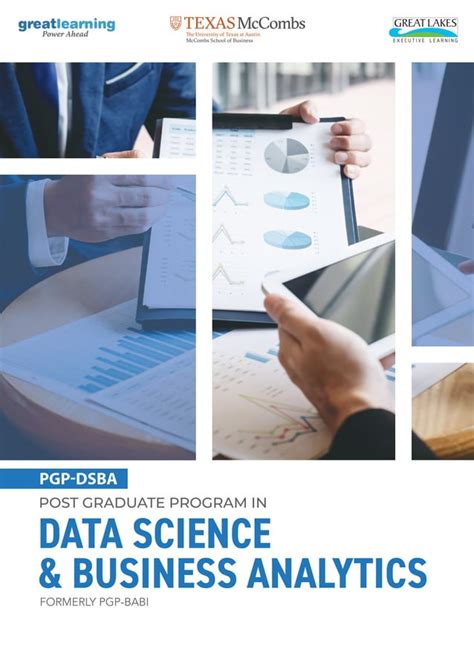 Data Science And Business Analytics Pg Program Pdf