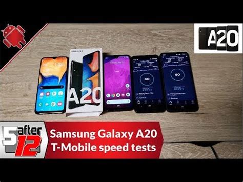 T Mobile Samsung Galaxy A20 Real World Speed Tests 4G LTE Band 71