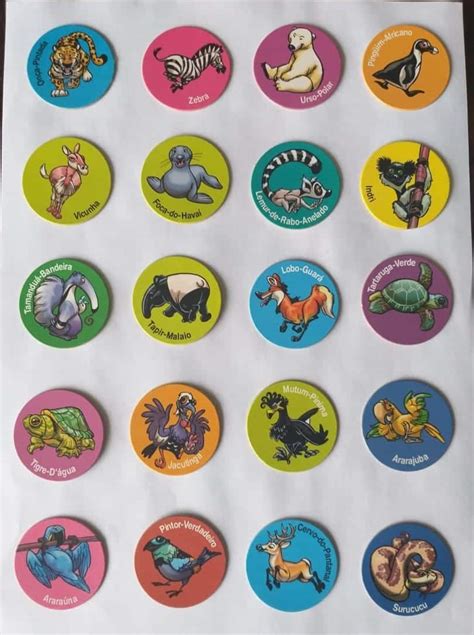 Tazos Ping Pong Cole O Completa Zaps Da Cole O De Animais Em