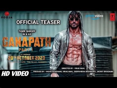 Ganpat Official Teaser Release Date Tiger Shroff Kriti Sanon