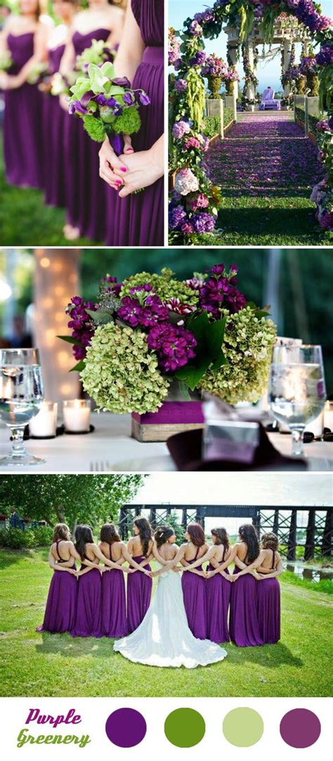 Purple And Green Wedding Decoration Ideas