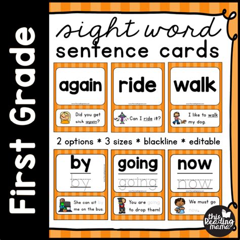 First Grade Sight Word Sentences Confessions Of A Homeschooler