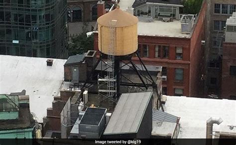 Rooftop Water Tanks From Above