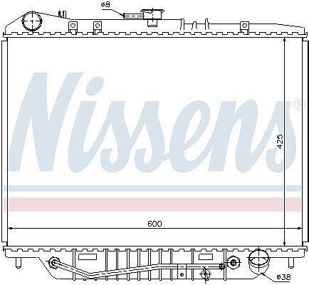 NISSENS Kühler Motorkühlung für OPEL eBay