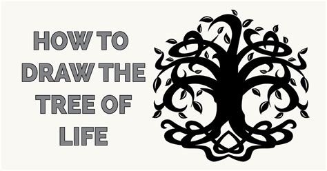 How to Draw the Tree of Life - Really Easy Drawing Tutorial