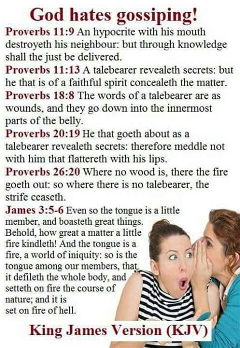 Gossip Bible Verses