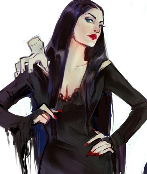 Morticia Addams | Morticia addams, Addams family, Family art