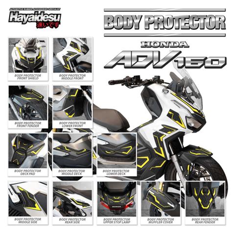 Hayaidesu Honda Adv Full Set Body Protector Cover Lazada Ph