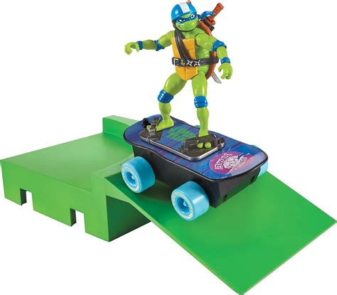 Teenage Mutant Ninja Turtles Mutant Mayhem Ninja Kick Cycle With Exclusive Leonardo Figure By