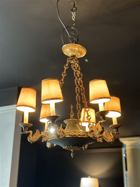 French Empire Chandelier Maus Park Antiques