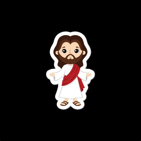 Jesus Christ Sticker Jesus Vinyl Sticker Jesus Waterproof | Etsy